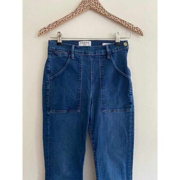 FRAME Le Flare de Francoise Flare Jeans in Larrabee Size 27 - Picture 10 of 10